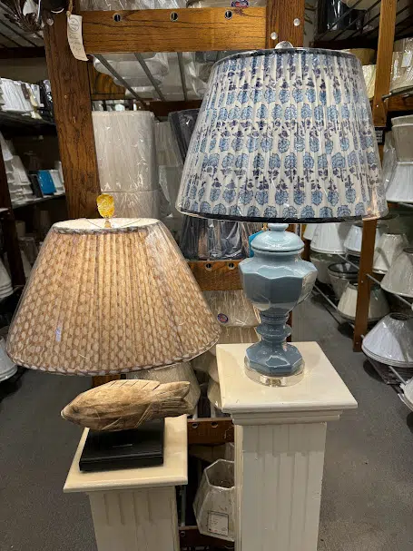 Custom Fish and Blue Lamp from The Lampmaker in Louisville KY