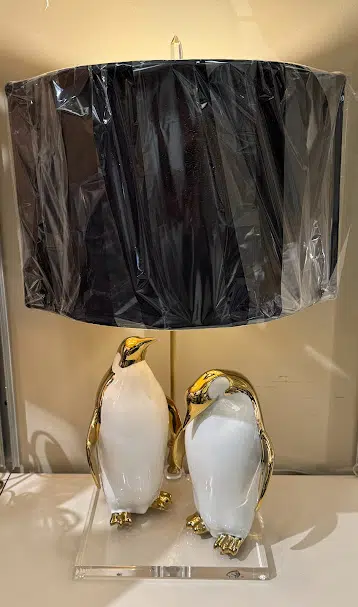 Custom Penguin Lamp from The Lampmaker in Louisville KY