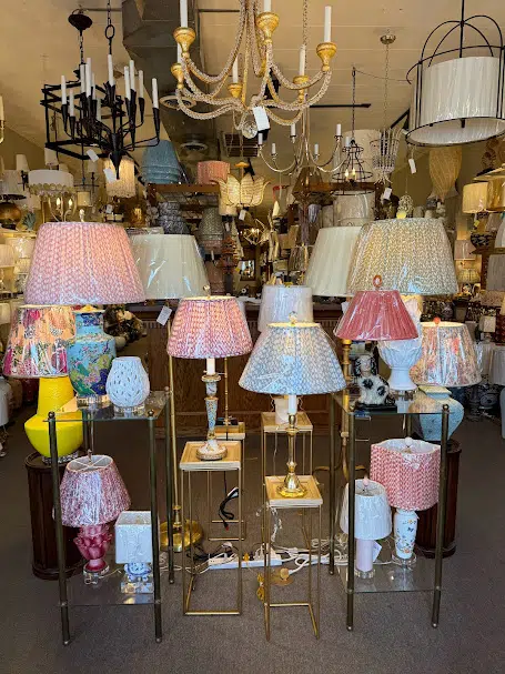 Lamp and lighting showroom in Louisville Kentucky at The Lampmaker